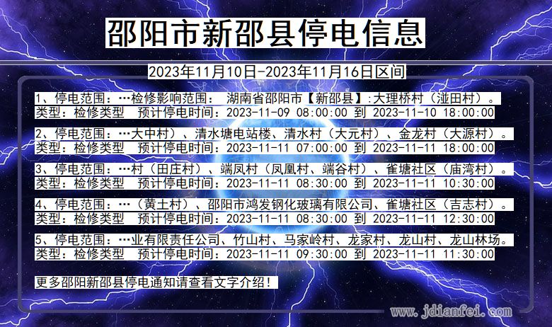 邵阳市停电最新消息｜邵阳停电资讯速报